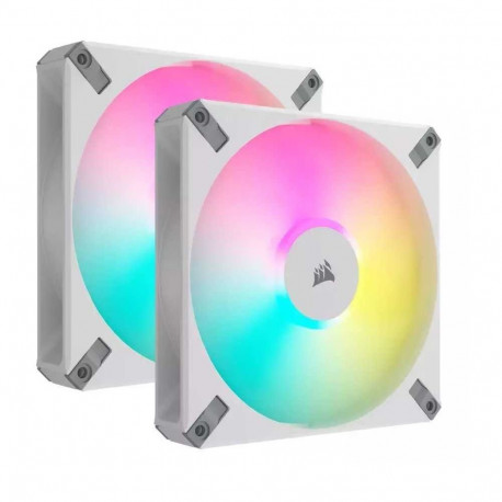 Corsair iCUE AF140 RGB Elite 140 mm PWM Dual Fan Kit CO-9050160-WW White