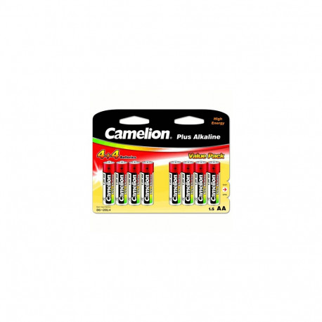 Camelion Plus Alkaline AA (LR06), 8 (4+4) value pack