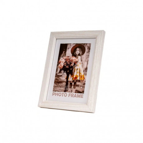 Frame - Fandy 40x50 Bevel Wooden Picture Frame Beige