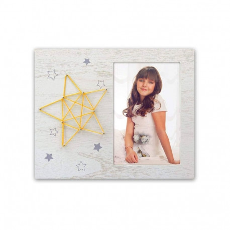 Picture Frame - ERTOM VG7446 10x15 Cm Wooden Photo Frame, 290 Gr, Brown
