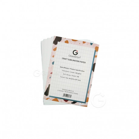 Printing Paper - Craft Paper A4 for Sublimation 100 Sheets 105 g/m² by ARGO White