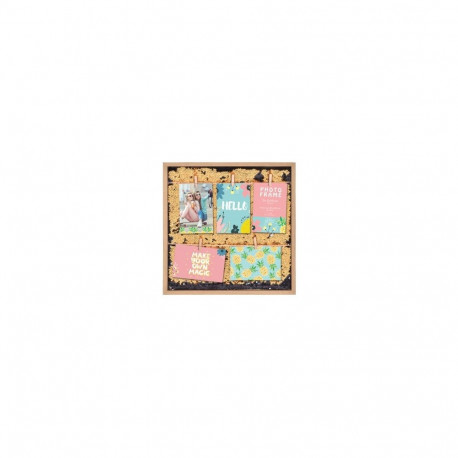 Frame - INNOVA PI09936 Multi Opening Photo Frame 5x10cm/6x4 Inches Sequin Pattern