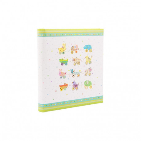 Photo Album - GOLDBUCH 15632 30x31cm 60 Pages Corner/Split Adhesive Animals on Wheels