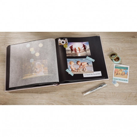 Photo Album - Walther FA-308-A 100 Black Pages 30x30 cm Light Green