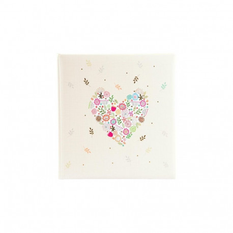 Photo Album - GOLDBUCH 08182 Flowers in the Heart 30x31cm 60 Pages White