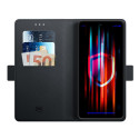 3mk Wallet Case for iPhone 16e - Black
