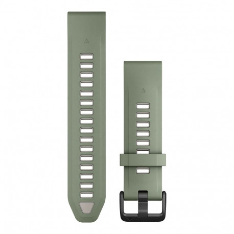 "Garmin Ersatzarmband QuickFit 20mm Silikon Weidengrn/grau"