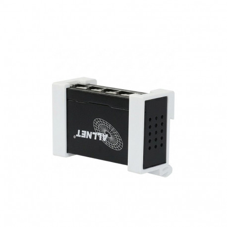 "Shelly • Hutschiene • Pro Verteiler Switch 4 • 4x Pro Anschlüsse • 1x LAN Eingang • Lüfterlos • by 