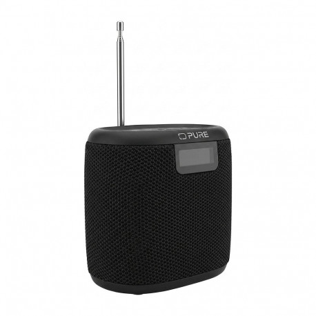 "Pure Woodland Mini wasserdichter Outdoor-Lautsprecher mit FM/DAB+ Radio, schwarz"
