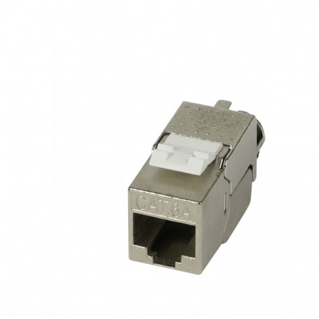 "Synergy21 Keystone, Modul, TP-Buchse(RJ45), CAT6A, 500MHz, Slim-line, mit Kabelklemme"