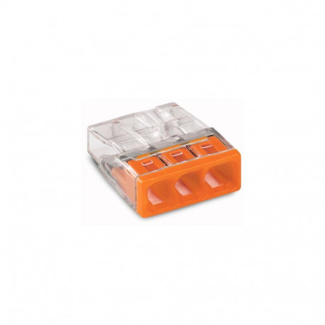 Wago 2273-203 cable splitter/combiner Orange, Transparent