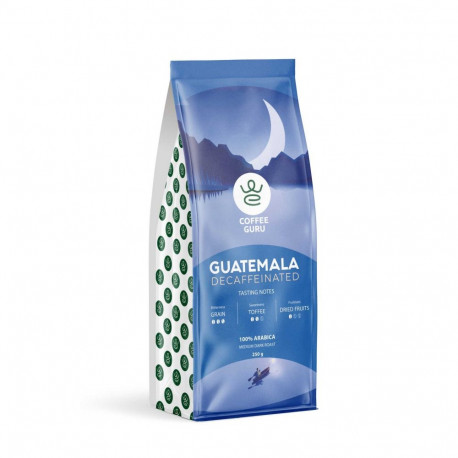 CoffeeGuru Malta kafija Coffee Guru Bezkofeīna Guatemala, 250g