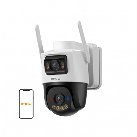 Security Camera - IMOU AOV Dual 10MP 4G LTE, 340° Pan, 90° Tilt, Night Vision 25m, White