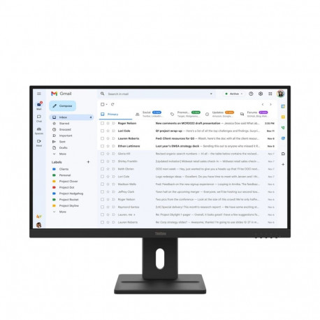 Monitor - Lenovo ThinkVision E27-40 27" Full HD 1920x1080 IPS HDMI Black