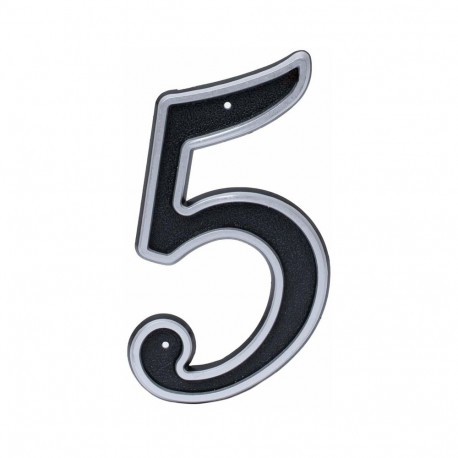 BLASTIC HOUSE NUMBER 5 150MM BLACK