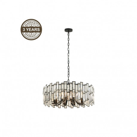 ripplamp 2200027L 8xE14 kuld