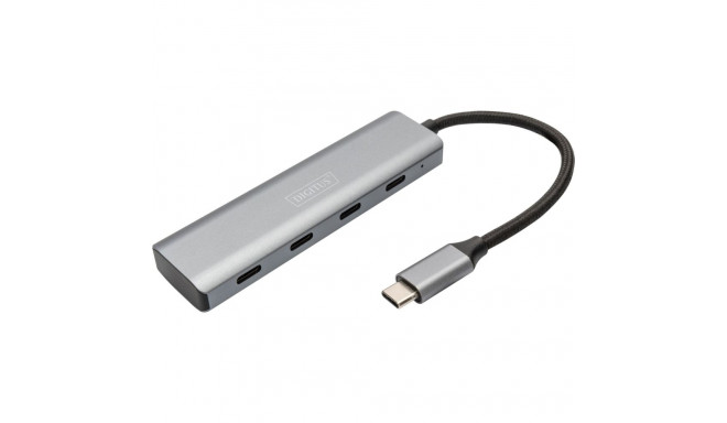 USB-C 4-pordiline, hõbedane