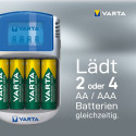 Varta LCD Charger, Charger (Charges 2 or 4 AA, AAA)