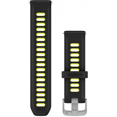 Garmin kellarihm Quick Release 20mm Forerunner 170, must/kollane