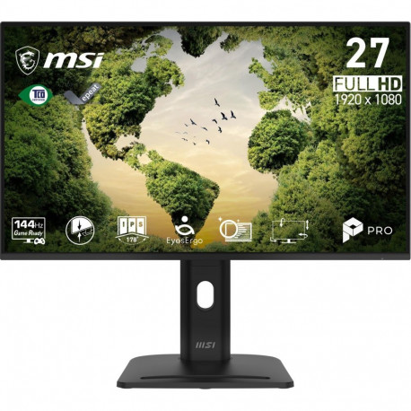 MSI LCD Monitor||27 "|1920 x 1080 pixels|Full HD|Native aspect ratio 16:9|LCD|Flat|PROMP275PGNE14