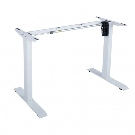 Table leg ERGO with 1 motor, white