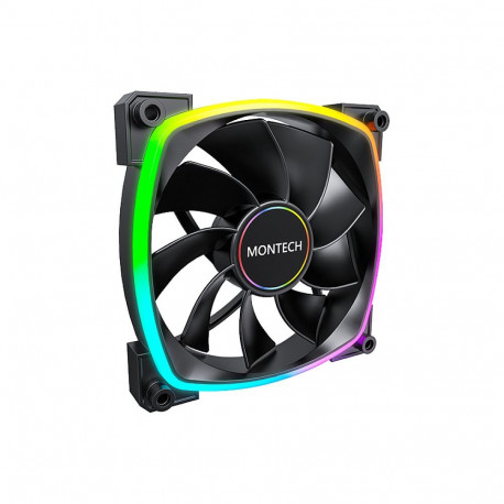 "140mm Montech RX140 PWM 140x140x25 Black"