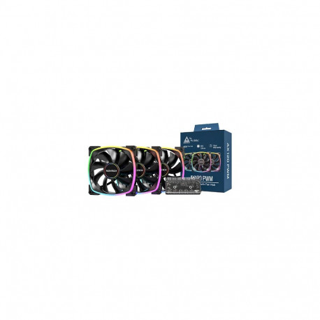 Montech ventilaatorid AX120 120mm 120x120x25 PWM 3tk
