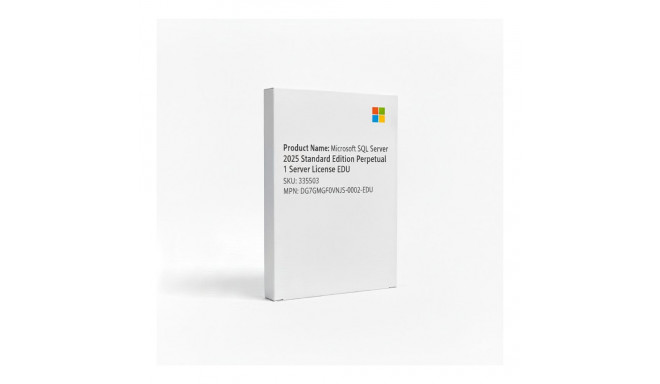 "Cloud Microsoft SQL Server 2025 Standard Edition Perpetual 1 Server License EDU - perpetual"