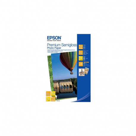 Epson A4 Premium Semigloss Photo Paper 251gsm, 20 sheets