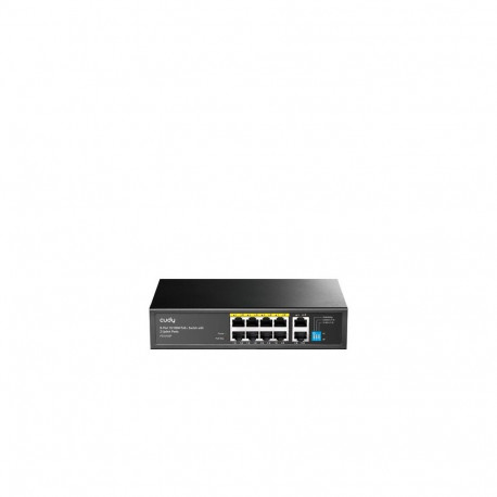 Cudy FS1010P network switch Fast Ethernet (10/100) Power over Ethernet (PoE) Black