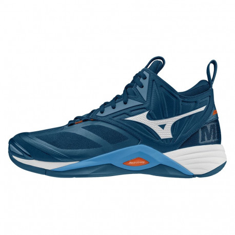 Võrkpallijalatsid Mizuno WAVE MOMENTUM 2 MID tumesinine  - 38.5
