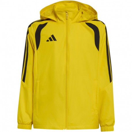 Kurtka dla dzieci adidas Tiro 26 League Windbreaker żółta KT2425 140cm