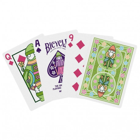 Playing Cards - Bicycle Garden Gnome 52 Cards With 2 Jokers Multicolor