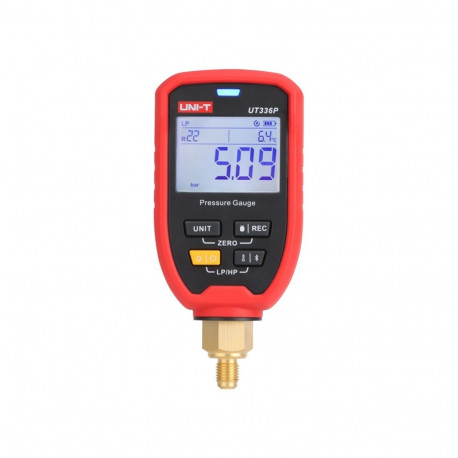 Wireless Pressure Gauge - Uni-T UT336P Bluetooth Pressure Measurement, 8000 Data Storage, Multiple U