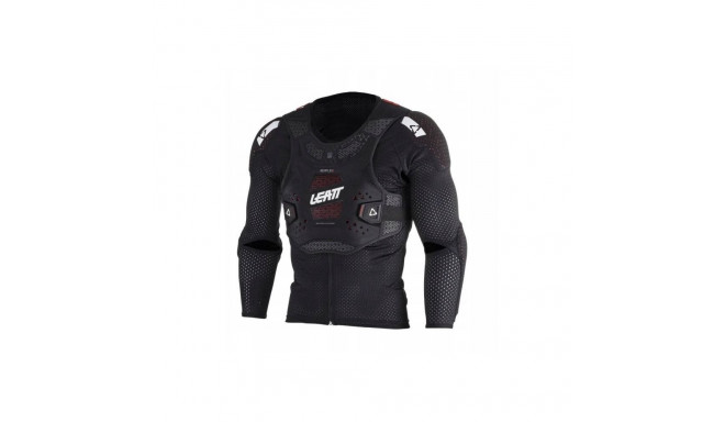 Chest and Back Protector - Leatt ReaFlex Body Protector, Hardshell, Adjustable Straps, Black