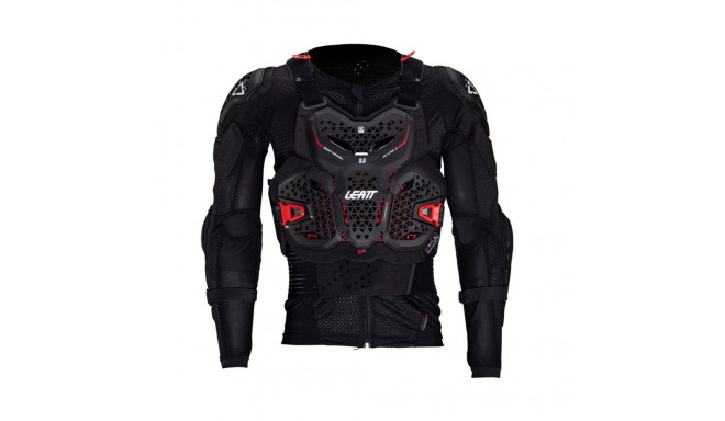 Chest & Back Protector - Leatt Body Protector 5.5 Evo Hardshell, Adjustable Straps, Size L Black