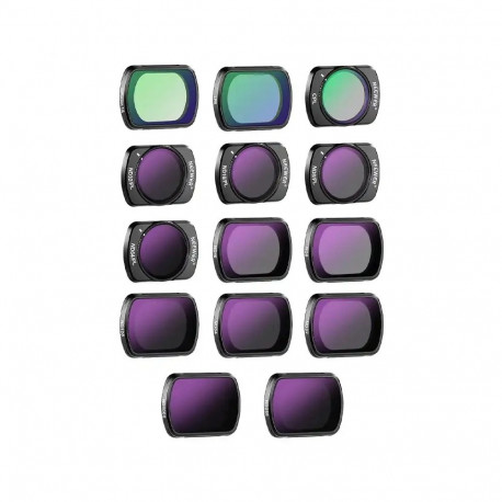 Camera Filter Set - Neewer FL-P10 Magnetic Filter Kit for DJI Osmo Pocket 3, ND8~1000, CPL, MIST1/4,