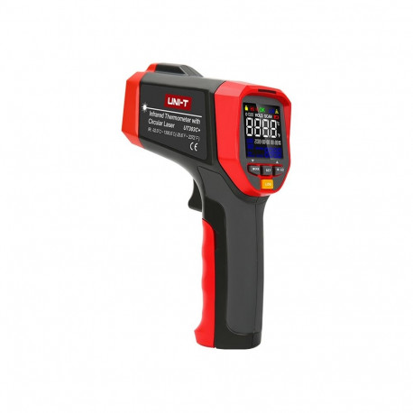 Infrared Thermometer - UNI-T UT303C+ -32°C–1300°C ±1.5°C 30:1 Adjustable Emissivity 99-Memory