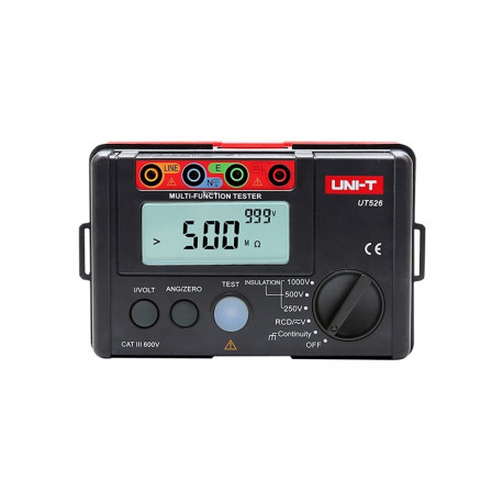 Tool - Uni-T UT526 Multifunction Electrical Tester 10,000-Count Display 440V Black/Red