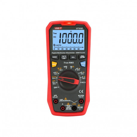 Measurement Tool - Uni-T UT161E True RMS Digital Multimeter 1000V 20A USB Black