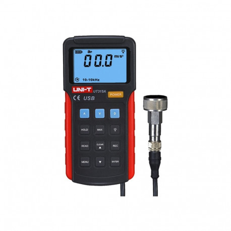 Measuring Instrument - Uni-T UT315A Vibration Tester, Acceleration, Velocity, Displacement, 9V Batte