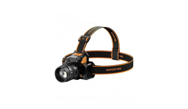 Superfire HL58 headlamp flashlight, 350 lm, USB, 3 modes, 200m