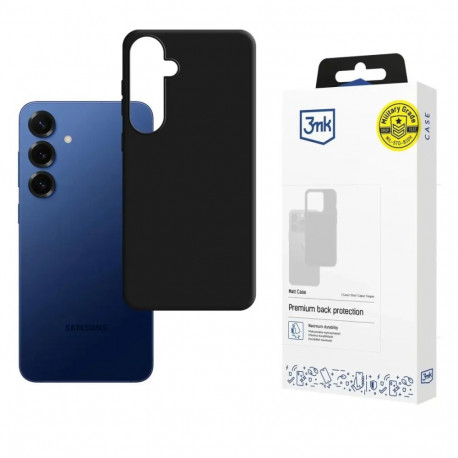 3mk Matt phone case for Galaxy S25 FE matte black