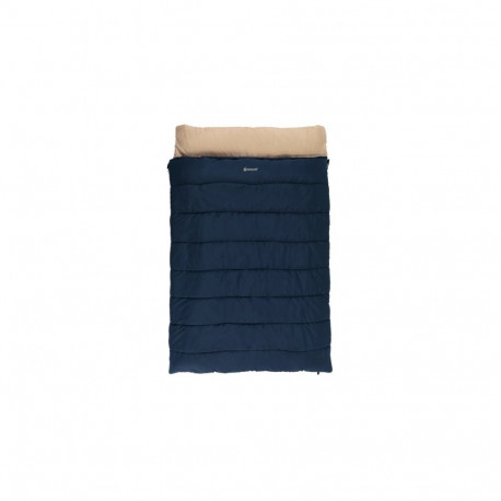 Outwell magamiskott Contour Lux 220 x 145cm temperatuur -22 kuni 12°C tõmblukk mõlemal küljel, sügav