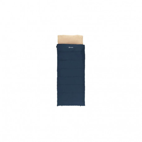 Outwell magamiskott Contour Lux 220 x 85cm temperatuur -19 kuni 15°C parempoolne tõmblukk, tumesinin