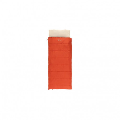 Outwell magamiskott Contour Lux 220x85cm -19 kuni 15°C parempoolse tõmblukuga, punane