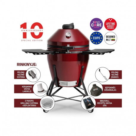 KamadoBono grill Grande Evo 25, punane