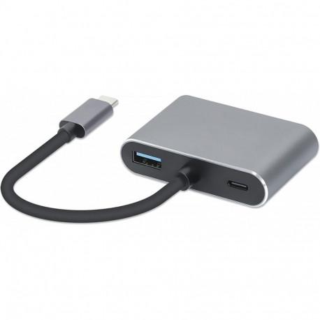 USB-C jaotur 4-in-1 4K 30Hz VGA