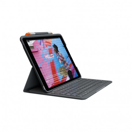 Slim Folio (schwarz, DE-Layout, Scherenmechanik, für iPad 7., 8. und 9. Generation)