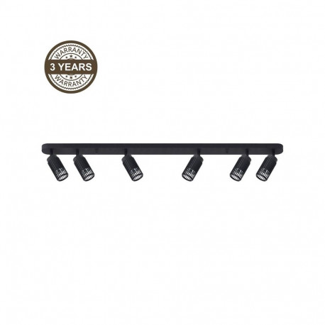 CEILING LIGHT ALVEO 6XGU10 ML0297 BLACK